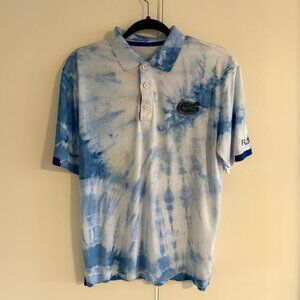 Florida Gators Men's Tie Dye Polo (Small)